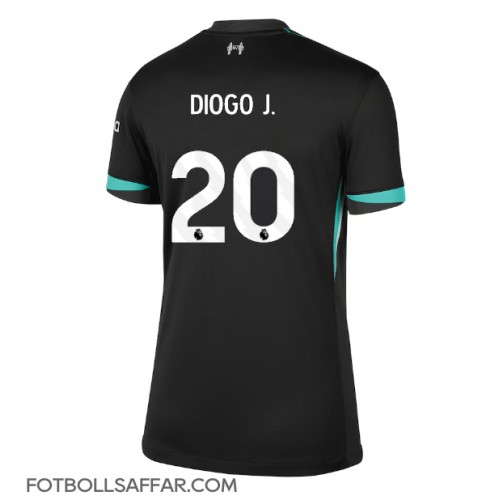 Liverpool Diogo Jota #20 Bortatröja Dam 2024-25 Kortärmad